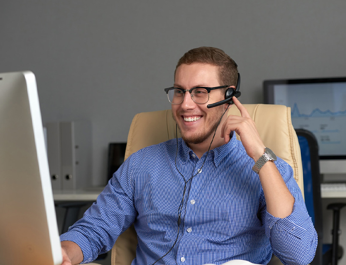 Cybersecurity analyst monitoring threat detection dashboard