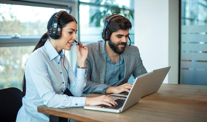 Cybersecurity analyst monitoring threat detection dashboard