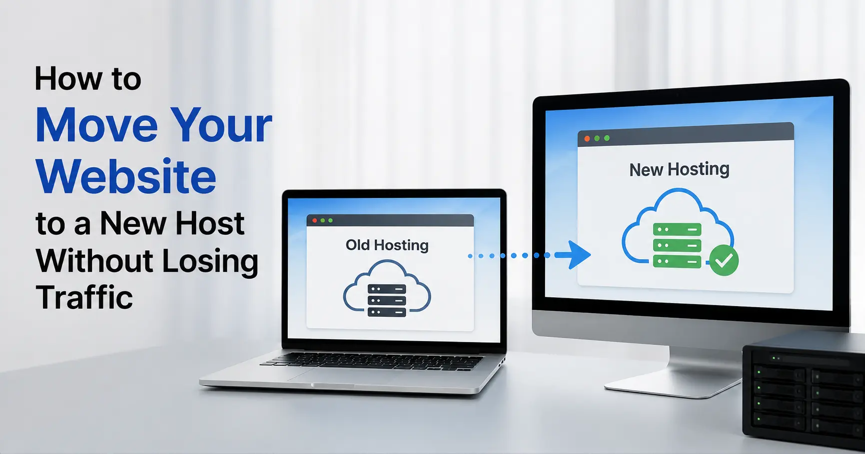 move website to new host without losing traffic