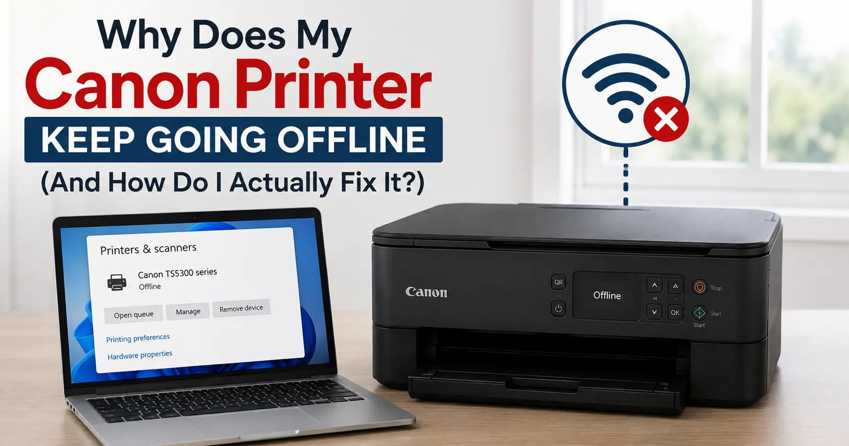 why-does-my-canon-printer-keep-going-offline