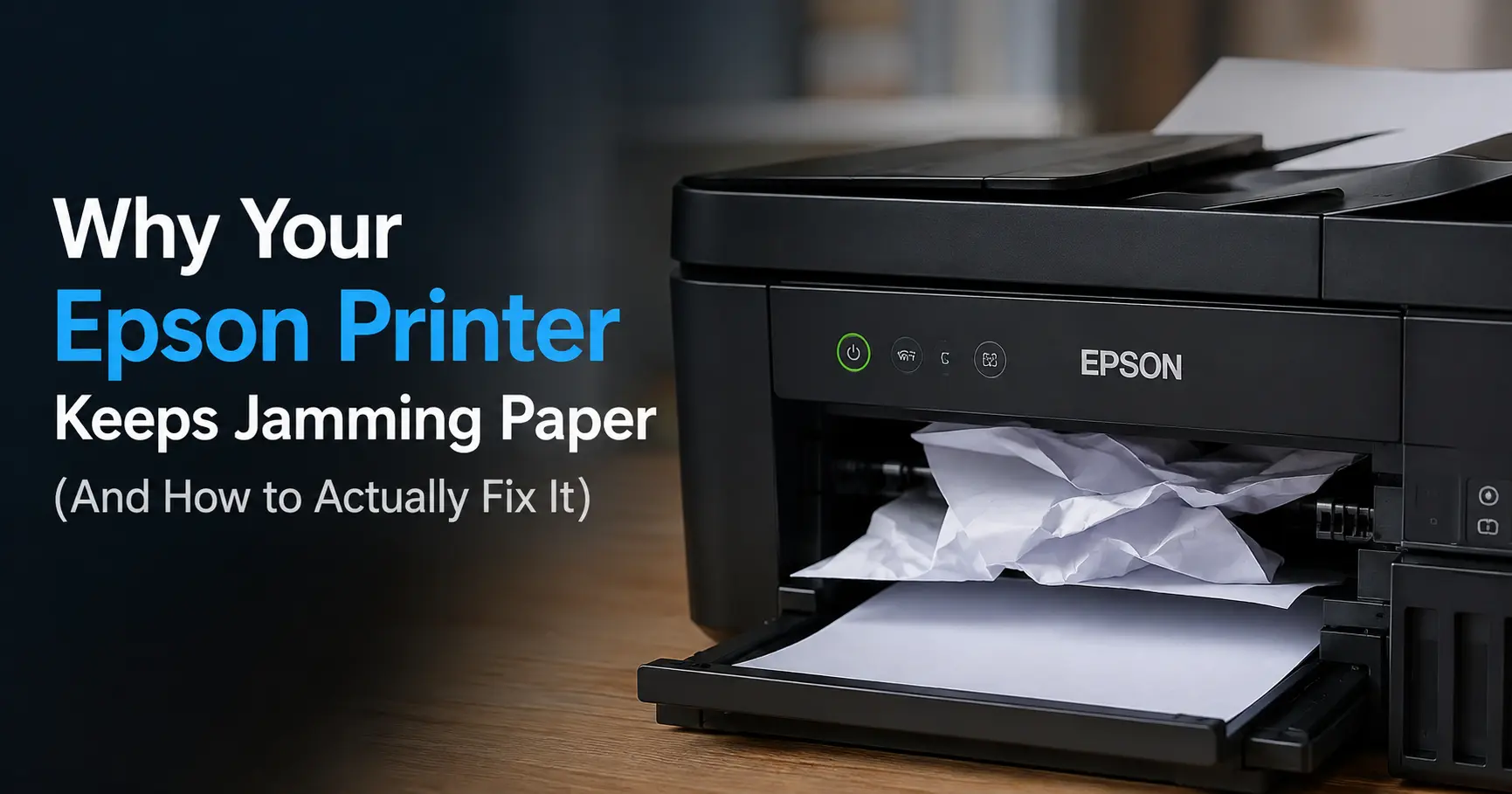 why epson printer keeps jamming paper fix