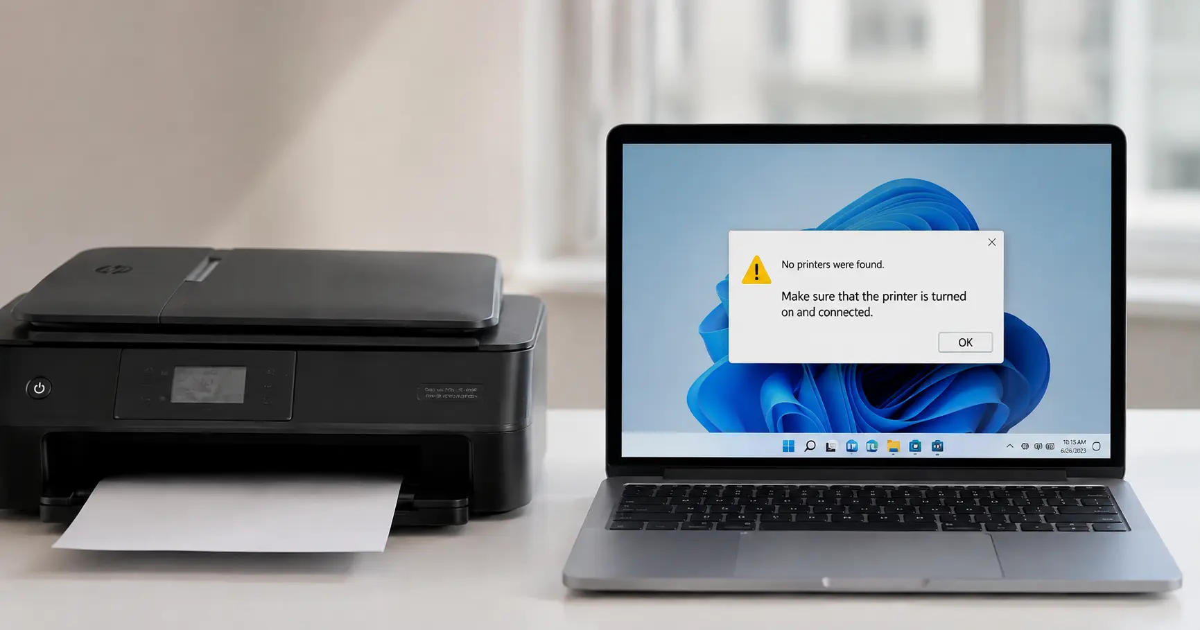 why your computer suddenly cant find printer