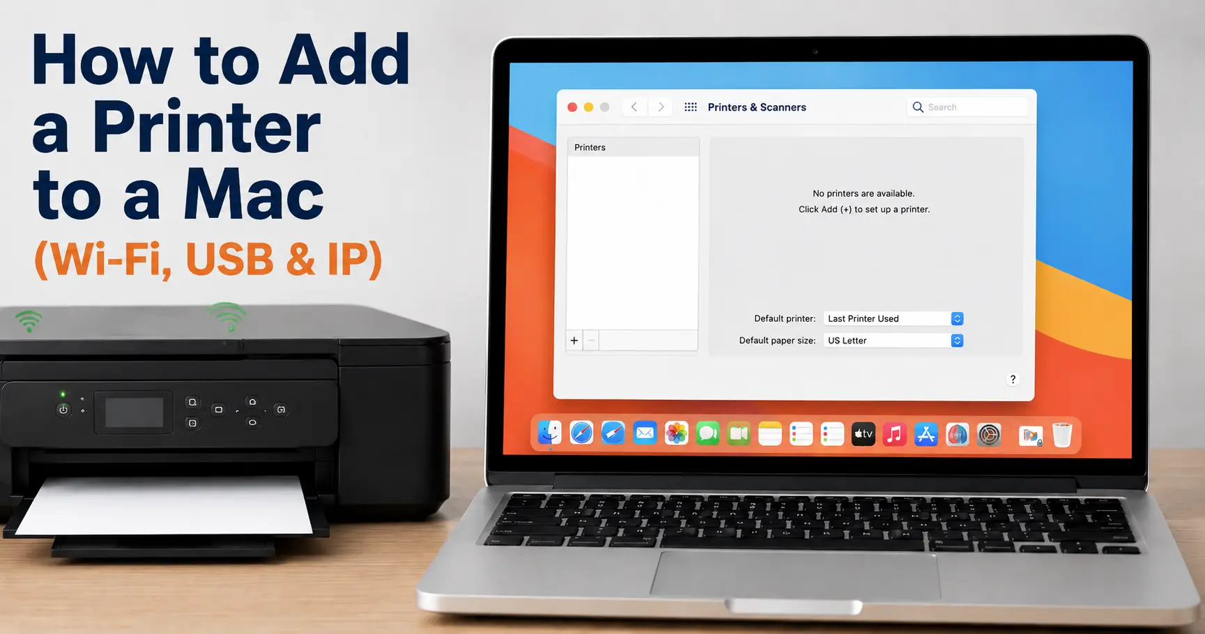 how-to-add-printer-to-mac-wifi-usb-ip